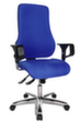 Topstar Siège de bureau pivotant Sitness 55 avec articulation Body-Balance-Tec®, bleu royal  S