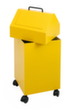 stumpf Conteneur de matériaux recyclables ignifugés, 45 l, RAL1003 jaune de sécurité, couvercle RAL1003 jaune de sécurité  S