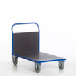 Rollcart Wagon à paroi frontale avec zone de chargement antidérapante, force 1200 kg, plateau longueur x largeur 1200 x 800 mm  S