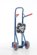 Rollcart Diable pour escaliers 3 étoiles, force 150 kg, largeur de pelle 300 mm, bandage air  S