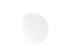 Table de rallonge ronde XB-Serie, largeur x profondeur 800 x 1000 mm, plaque blanc