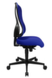 Topstar Siège de bureau pivotant Art Comfort avec mécanisme synchrone, bleu royal  S