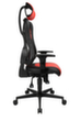 Topstar Siège de bureau pivotant Sitness Racer RS mit AL "P4" + KS avec appui-tête, noir/rouge  S