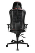 Topstar Siège de bureau pivotant Sitness Racer RS mit AL "P4" + KS avec appui-tête, noir/rouge  S