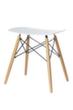 Paperflow Tabouret Skoll, assise blanc  S