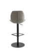 Mayer Sitzmöbel Tabouret de bar réglable en hauteur myMARCO, assise gris coquillage chiné  S