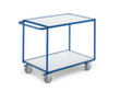 Rollcart Chariot à plateaux avec rebords 790x490 mm, force 250 kg, 2 plateaux  S