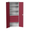 bott Armoire universelle verso avec tablettes et tiroirs, largeur 800 mm