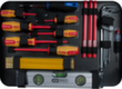 KS Tools Mallette d'outils d'électricien 1/4" + 1/2"  S