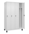 C+P Armoire vestiaire Classic Plus pour une séparation en noir et blanc, largeur de compartiment 300 mm  S