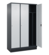 C+P Armoire vestiaire noir et blanc Classic Plus  S