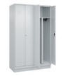 C+P Armoire vestiaire pour EPI Classic Plus pour une séparation en noir et blanc, largeur de compartiment 300 mm  S