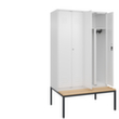 Armoire vestiaire EPI avec banc  S