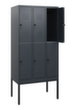 C+P Armoire vestiaire à deux niveaux Classic Plus, largeur de compartiment 300 mm  S