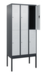 C+P Armoire vestiaire à deux niveaux Classic Plus, largeur de compartiment 300 mm  S