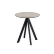 VEBA Table de bistro Essentials Infinity, Ø 700 mm, panneau Moonstone