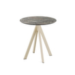 VEBA Table de bistro Essentials Infinity, Ø 700 mm, panneau Galaxy Marble