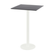 VEBA Table haute Essentials Urban, largeur x profondeur 700 x 700 mm, panneau noir