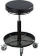 meychair Tabouret pivotant Assistent Professional A1S-TRT, assise noir, 5 roulettes avec frein