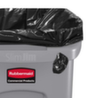 Rubbermaid Collecteur de recyclage Slim Jim® avec conduits d'air, 87 l, bleu  S