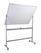 UDOBÄR Tableau blanc mobile utilisation double face avec surface d'écriture rotative, hauteur x largeur 1865 x 1280 mm  S