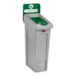 Rubbermaid Couverture Slim Jim® pour station de recyclage, vert  S