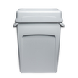 Rubbermaid Couvercle oscillant Slim Jim® pour collecteur de recyclage, gris  S