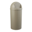 Rubbermaid Poubelle coupe-feu Marshal® Classic, 80 l, beige, couvercle beige  S