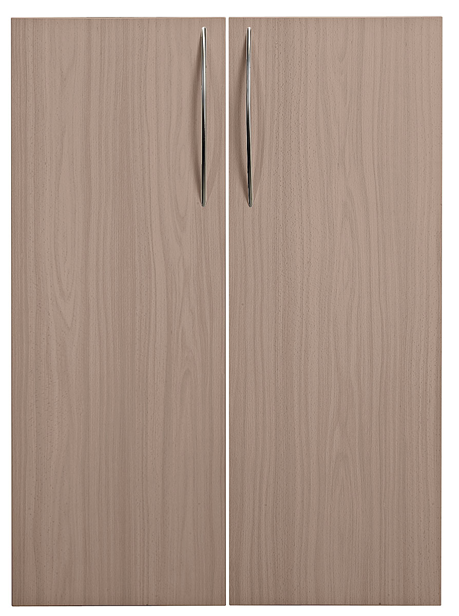 Porte à double battant Terra Nova pour rayonnage de bureau, hauteur x largeur 1140 x 800 mm