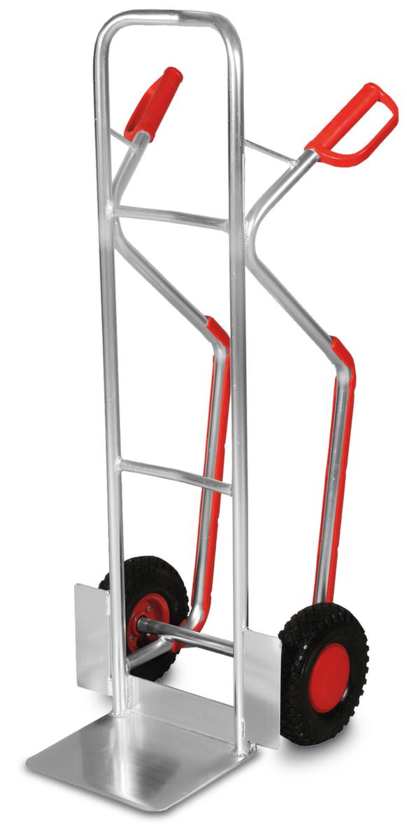 VARIOfit diable à patins en aluminium, force 200 kg, air bandage