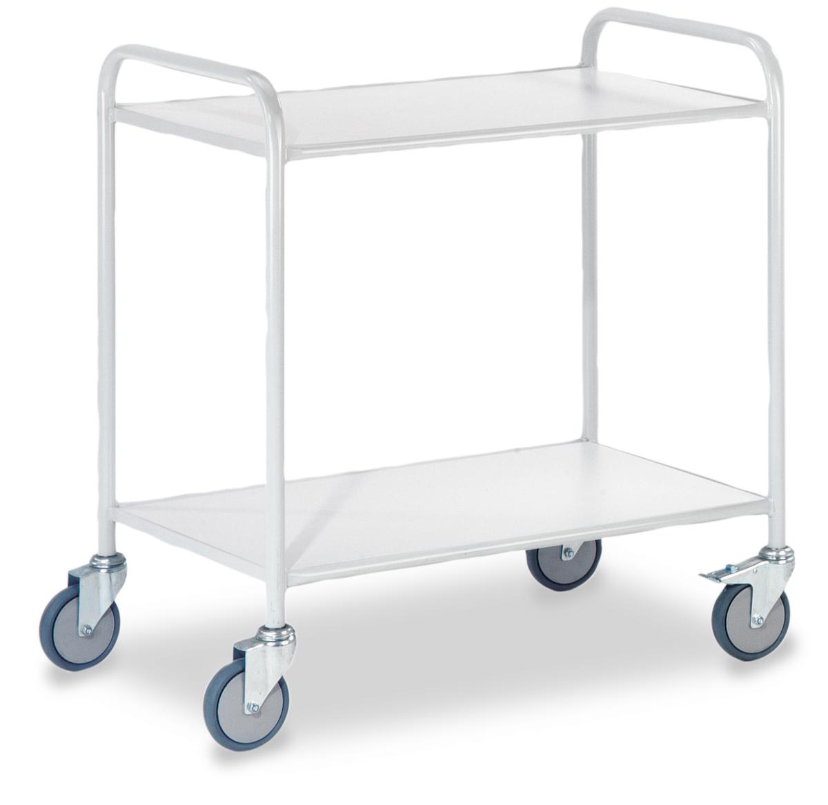 Rollcart Chariot de bureau, force 100 kg, 2 plateaux  ZOOM