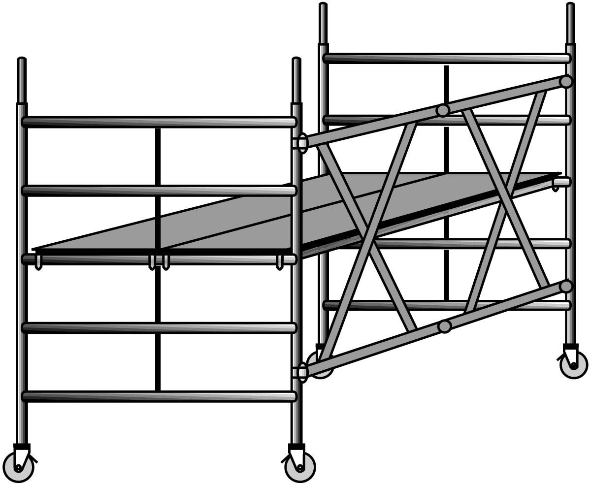 ZARGES Échafaudage pliant  ZOOM