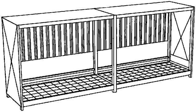 Lacont Conteneur de rayonnage pour produits dangereux pour max. 120 fûts de 200 litres  ZOOM