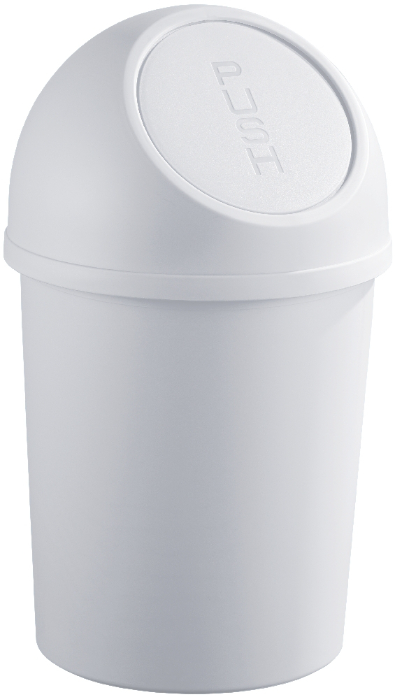 helit Poubelle « Push », 6 l, gris clair  ZOOM