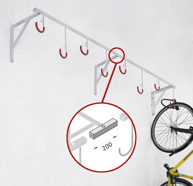 porte-cycles suspendu