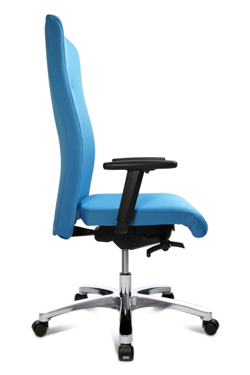 Topstar Siège de bureau pivotant Big Star 20 charge max. 150 kg, bleu  ZOOM