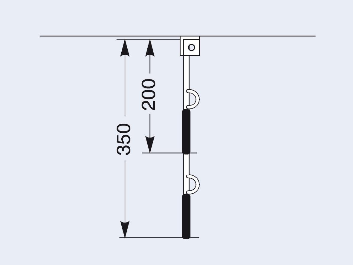 Porte-cycles suspendu  ZOOM