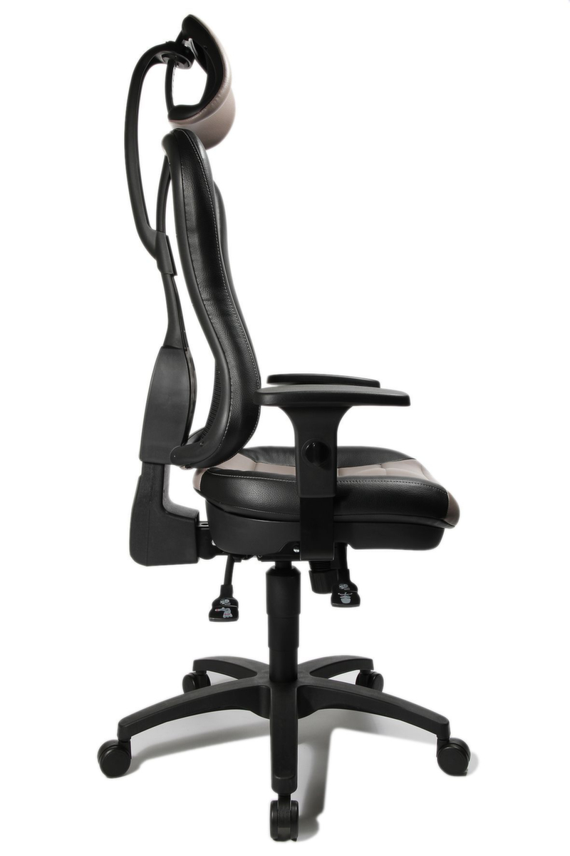 Topstar Siège de bureau pivotant Head Point RS, gris/noir  ZOOM