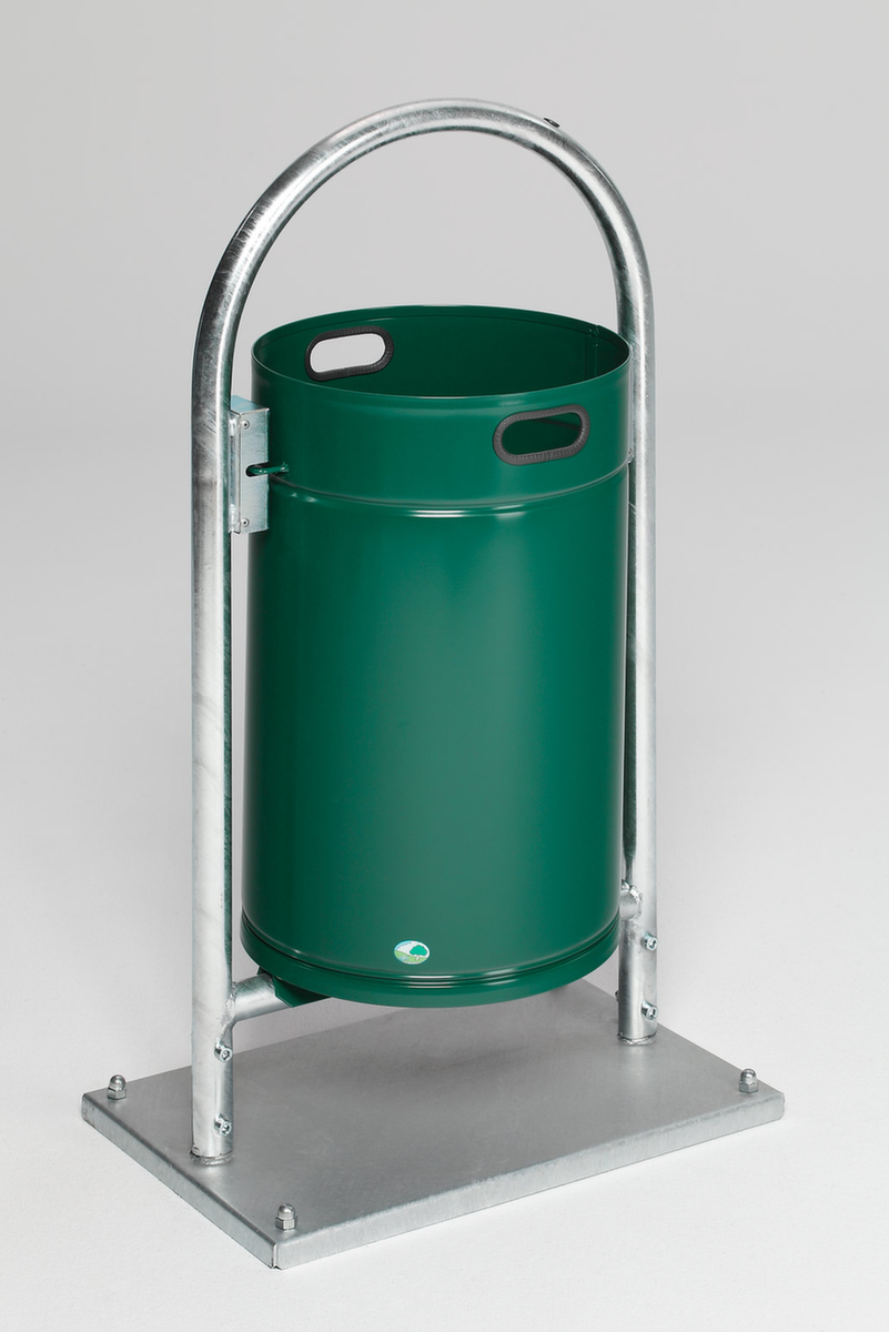 VAR Piètement tubulaire RB 004 pour l'extérieur, 60 l, vert mousse  ZOOM