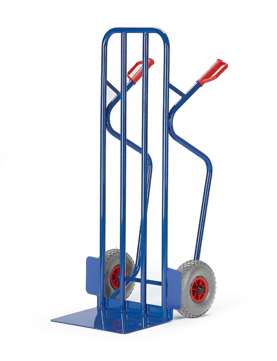 Rollcart diable d’empilage avec pelle extra-large, force 250 kg, air bandage  ZOOM