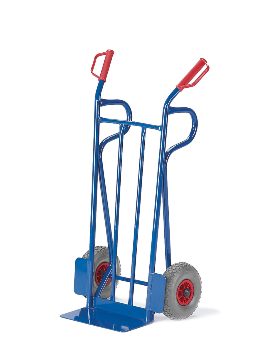 Rollcart diable de manutention avec lisses support, force 250 kg, TPE bandage  ZOOM