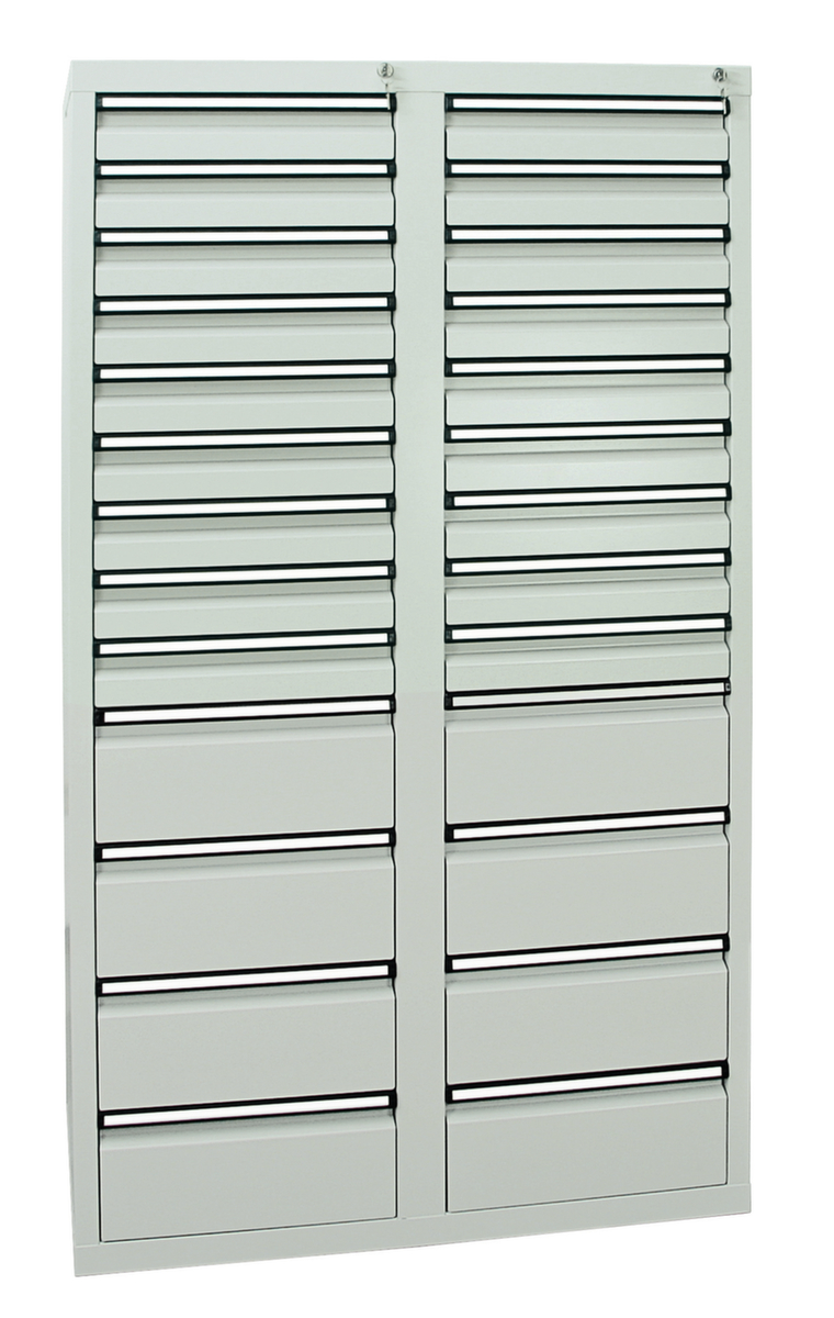 stumpf Armoire à tiroirs ST 410, 26 tiroir(s), RAL7035 gris clair/RAL7035 gris clair  ZOOM