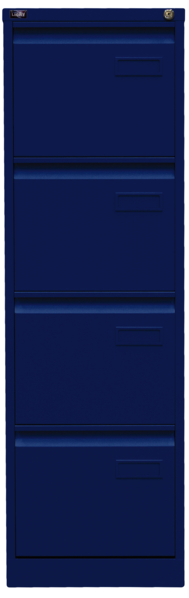 Bisley Armoire pour dossiers suspendus Light, 4 extensions, bleu Oxford/bleu Oxford  ZOOM