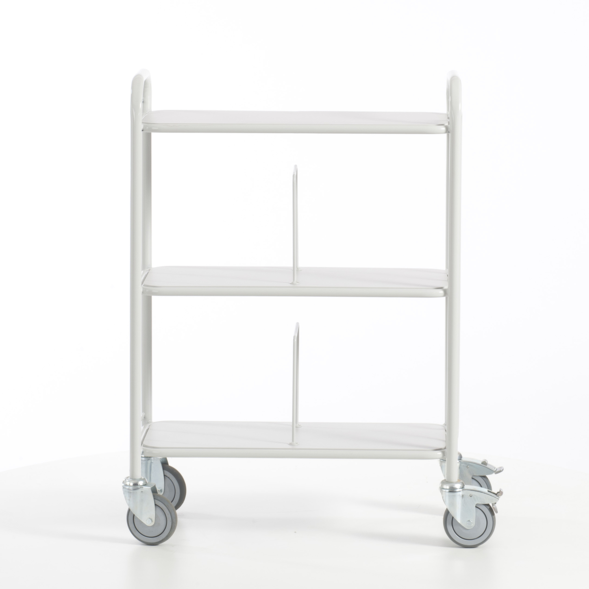 Rollcart Chariot de bureau, force 150 kg, 3 plateaux  ZOOM