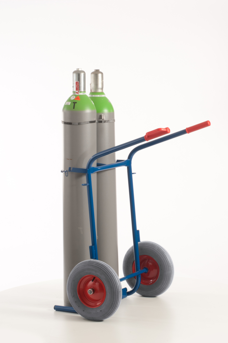 Rollcart Chariot à bouteilles, pour 2x40/50 l bouteille, bandage air  ZOOM