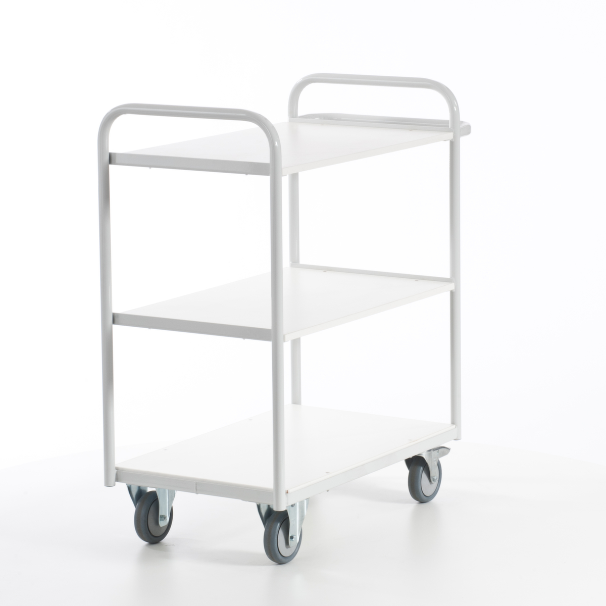 Rollcart Chariot de bureau, force 150 kg, 3 plateaux  ZOOM