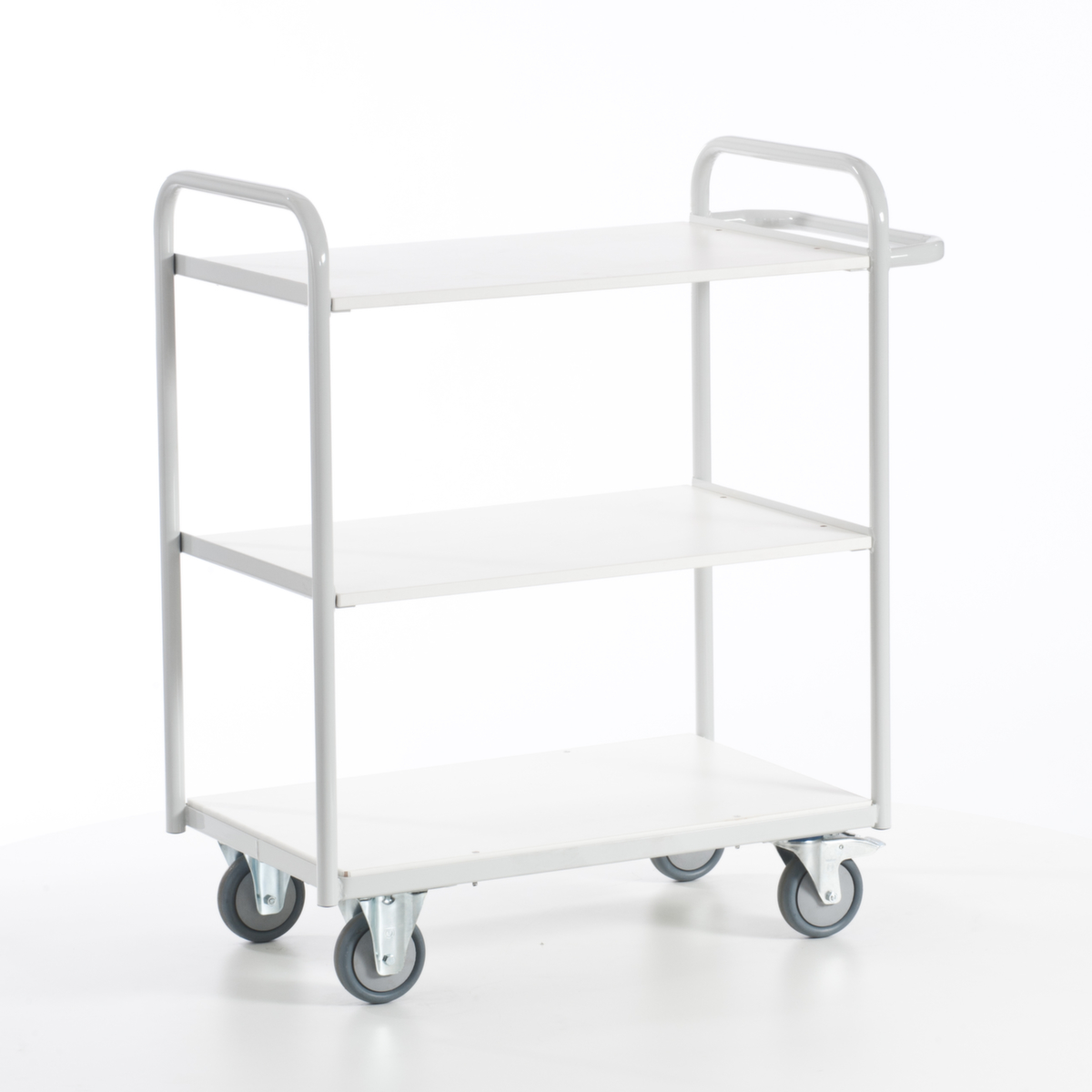 Rollcart Chariot de bureau, force 150 kg, 3 plateaux  ZOOM