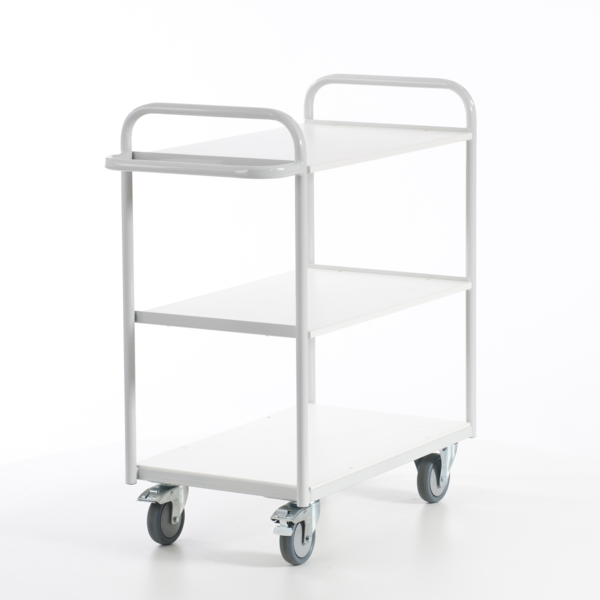 Rollcart Chariot de bureau, force 150 kg, 3 plateaux  ZOOM