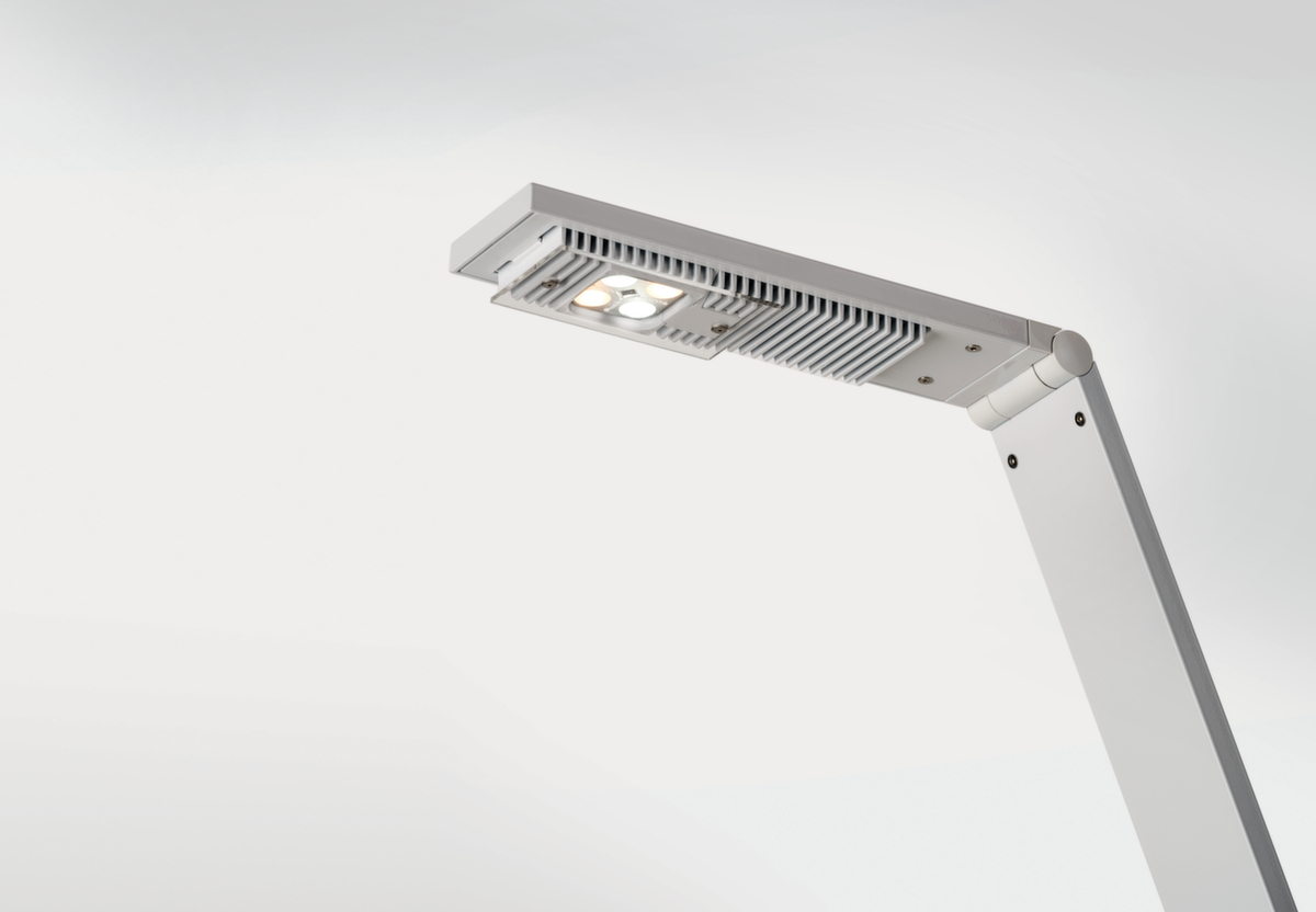 Luctra Lampadaire à DEL sans câble Flex avec lumière biologiquement active, lumière lumière blanc froid à blanc chaud biologiquement active, blanc  ZOOM