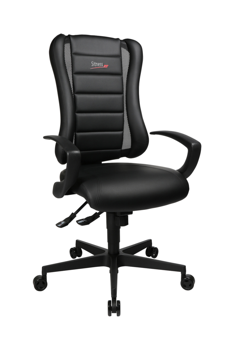 Topstar Siège de bureau pivotant Sitness Racer RS mit AL "Q3" avec assise 3D, noir  ZOOM